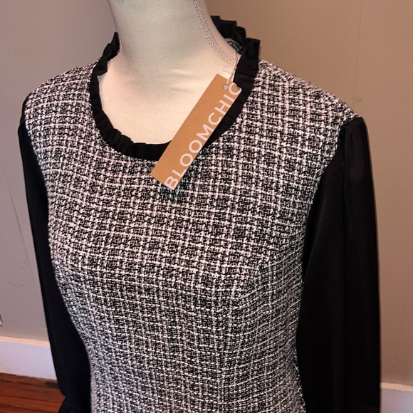 BloomChic Tweed shear dress size 14-16 - Picture 3 of 9